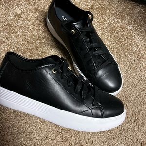 Colehaan Womens Grand Court Platforms